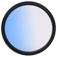 thumbnail image 4 of Lens Filter, Sturdy Multi Layer Nanometer Coatin 52mm Filter Scratch Proof Waterproof  For Fuji Camera Gradient Blue, 4 of 8
