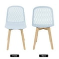 thumbnail image 5 of Mid Century Modern PP dining chair with Wooden Legs , kitchen & Dining Room Chairs Assemble Easily, kitchen chairs for Kitchen Dining Room & Living Room., 5 of 7