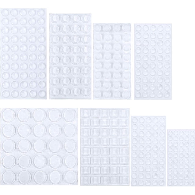 Parachoques antideslizantes con respaldo autoadhesivo transparente, protección silenciosa para esquinas de muebles, almohadillas de silicona para gabinetes cuadrados, protección contra impactos,
