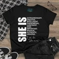 thumbnail image 2 of Women's "She Is" Midweight Cotton Tee, 2 of 5