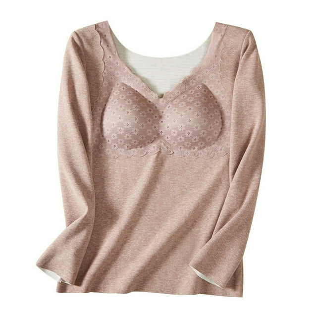 Ensemble de sous-Vêtements Thermiques pour Femmes, Pyjama pour Temps Froid