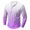 Purple-A, variant on Aueoeo Men's Plus Size Sweatshirts Gradient Color Long Sleeve Tee Shirts Button Crew Neck Workout Outdoors T Shirts L