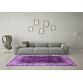 thumbnail image 3 of Ahgly Company Indoor Rectangle Oriental Purple Industrial Area Rugs, 3' x 5', 3 of 4
