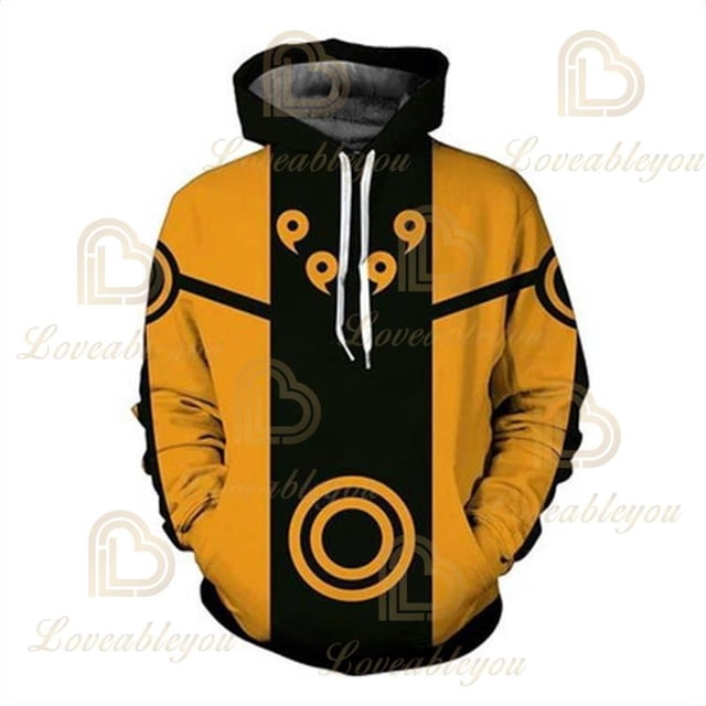 Kids Naruto Hoodie Kakashi Print Hatake Sasuke 3D Hooded Pullover Cosplay Harajuku Casual Tracksuit Cool Autumn Hoody TopsXL Adult (70-80kg) Gao Jinjia LED