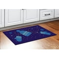 thumbnail image 3 of ThisWear Holiday Decorations Winter Hat & Mittens Welcome Mat Set Snowflake Doormats 2 Pack Doormats Multi, 3 of 3