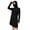 Black, variant on Women’s UPF 50 Sun Protection Hoodie with Face Mask Neck Gaiter Breathable Zipper Long Sleeve Shirt for Hiking Fishing S-3XL White