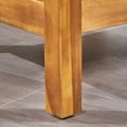 thumbnail image 4 of Elisha Outdoor 4 Seater Acacia Wood Club Chair and Coffee Table Set, Teak and Blue, 4 of 8
