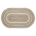 thumbnail image 5 of VHC Brands Jute Rug Oval with Pad, Natural & Crème, 48x72, 5 of 6