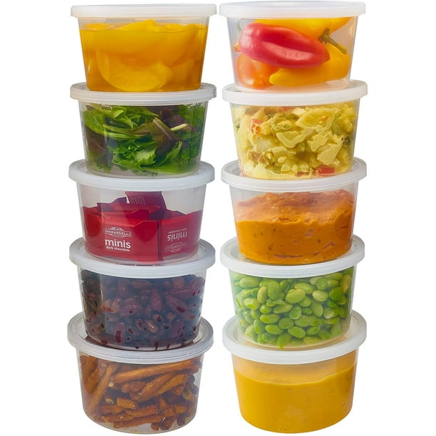 Glotoch Soup Containers With Lids, 48 Pack 8 oz(1 Cup) Deli Containers, To  Go Containers, Freezer Containers For Food-Microwave, Freezer & Dishwasher  Safe Eco-Friendly, BPA-Free, Reusable&Stackable - Yahoo Shopping