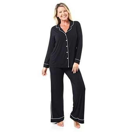 

Shapeez women’s Long Sleeve Bamboo Pajamas/Loungewear Set- Small