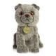 thumbnail image 5 of Peluche Aurora Miyoni Gris Detalle Realista 9 Pulgadas, 5 of 5