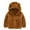 Brown, variant on QUYUON Toddler Girls Fleece Jackets Baby Kids Full Zip Hoodies Jacket Soft Lightweight Zip up Hooded Sweatshirts Jackets Winter Warm Long Sleeve Fuzzy Fleece Jackets Coat Outerwear Blue 3T-4T