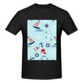 thumbnail image 4 of Bingfone Sailboats Anchors Men'S Loose Fit Short-Sleeve Pocket T-Shirt, 4 of 7