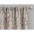 thumbnail image 3 of Eclipse Phoenix Blackout Curtain Rod Pocket Panel, Set of 2, Beige Botanical, 37" W x 84" L, 3 of 7