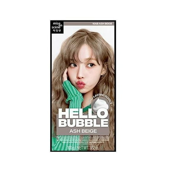 Teinture capillaire Hello Bubble (10AB-Beige cendré) Contenance : 100g