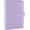 Purple, variant on A6 PU Leather Notebook Binder - Refillable 6 Ring for A6 Filler Paper, Loose Leaf Personal Planner Cover With Magnetic Buckle Closure, Purple