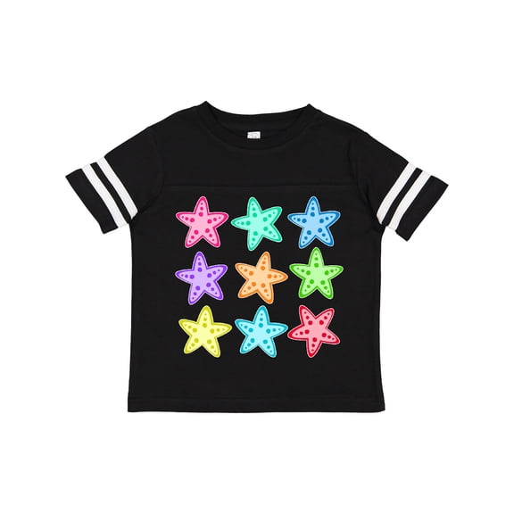 Inktastic Starfish in Rainbow Colors Boys or Girls Toddler T-Shirt
