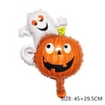 thumbnail image 3 of Globo de papel de aluminio para decoración de fiesta de Halloween, calabaza amarilla, fantasma, araña negra, bruja, murciélago, esqueleto, Mage, oferta especial, 3 of 4
