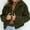 Army Green jacket for women, variant on up to 60% off Gifts 2023 Winter Womens Plush Coat Faux Fur Coat for Women Winter Warm Thickened Cozy Fuzzy Fleece Cropped Coat Casual Solid Lapel Zip up Long Sleeve Fluffy Furry Outwear Up to 65% off