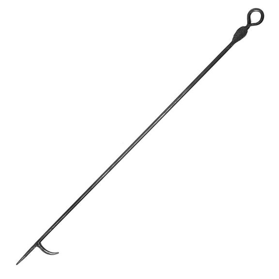 Hand-Forged Carbon Steel Fire Poker – Durable Iron Fireplace Tool for Wood Stoves & Outdoor Fire Pits