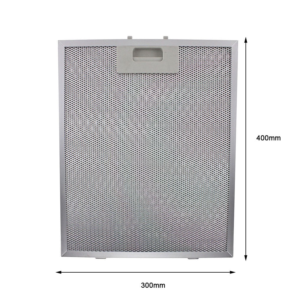 1 Pcs Stainless Steel Cooker Hood Filters Metal Mesh Extractor Vent Filter Aluminized Grease 400*300*9MM Kitchen Tool Accessories