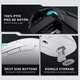 thumbnail image 4 of Mouse Gamer Inalámbrico BLOOSOM M7pro Paw3395 RGB 26000dpi Blanco, 4 of 4
