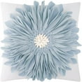 thumbnail image 4 of Vorkoi 3D Sunflower Handmade Throw Pillow Covers Decorative Floral Pillowcases Cushion Covers for Couch Living Room Home Decor Creamy 18x18 In, 4 of 13