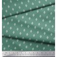 thumbnail image 2 of Soimoi Silk Fabric Dot & Geometric Ethnic Fabric Prints by Yard 42 Inch Wide, 2 of 3
