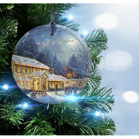 trend setters thomas kinkade national lampoons christmas vacation starfire prints glass hanging ornament - National Lampoons Christmas Decorations trend setters thomas kinkade national lampoons christmas vacation starfire prints glass hanging ornament - National Lampoons Christmas Decorations