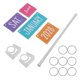 thumbnail image 4 of Calendario de pared 2024 a 2028 con soporte para decoración de aulas y tarjetas de fecha, soporte ajustable para decoración del hogar., 4 of 5
