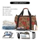 thumbnail image 5 of Balery Rose Mix Leopard 1 Bolsa de Gimnasio para Mujeres, Bolsa de Viaje con Bolsillo Húmedo, Bolsa de Fin de Semana para Mujeres, Bolsa de Viaje Resistente al Agua, 5 of 7