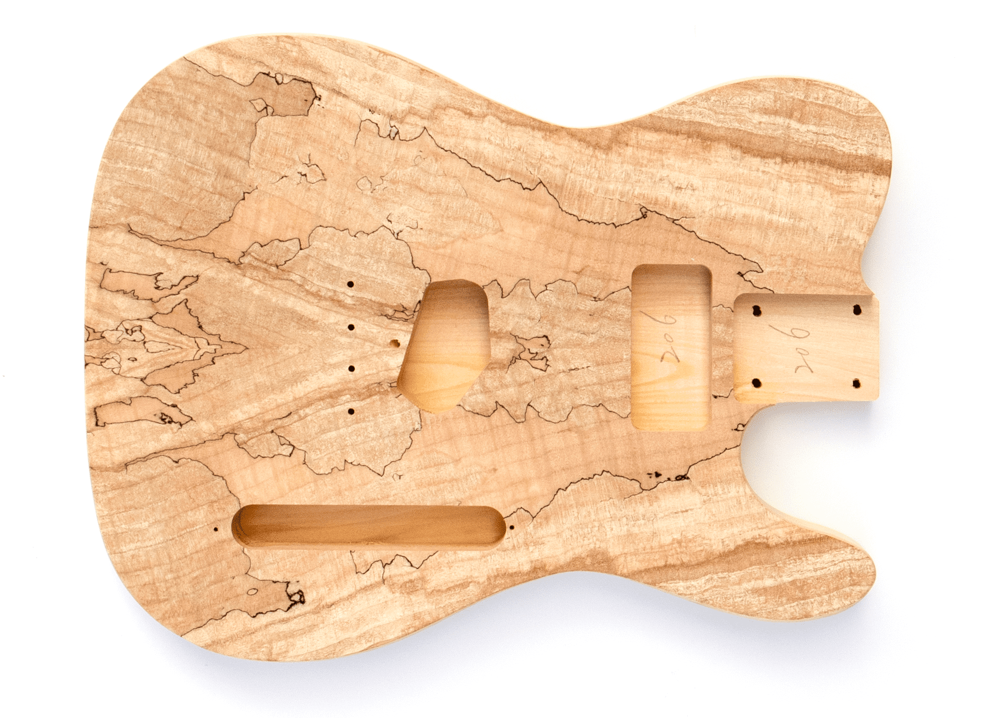 TL Style Spalted Maple Build Your Own Guitar Kit