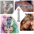 thumbnail image 4 of Pegatinas de cristal para mujer, decoración DIY con purpurina para carnaval, noche loca 1 color, 4 of 8