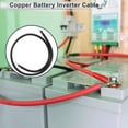 thumbnail image 7 of Unique Bargains 1 Pc 4 AWG Gauge 3FT Copper Battery Inverter Cable 5/16" Lug Universal Black, 7 of 7