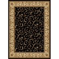 thumbnail image 1 of Tapis Rectangulaire Noir Transitionnel Italie, 5 Pi. 5 Po. L x 7 Pi. 7 Po. H, 1 of 1