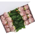 thumbnail image 2 of Brown Fake Roses Artificial Flowers - Fake Artificial Roses Silk Flowers with Stems for Home Wedding Hotel Office Centerpiece Decor（Gradient Brown）, 2 of 5