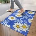 thumbnail image 4 of Blue Daisy Flower Lightblue Petals Pattern Door Rugs,Washable Non Slip Door Mats Indoor,Decorative Door Mats,Entry Mat Indoor for Entrance,Bedroom,Kitchen,Bathroom,17"x30", 4 of 6