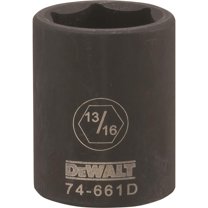 Stanley Consumer Tools 233329 0.5 x 0.81 in. Drive 6 Point Impact Socket