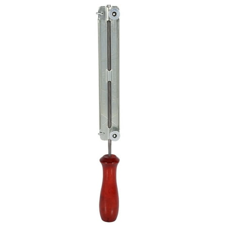 

esptrs Chainsaw File Kit 1x Chainsaw Saw Chain File & Filing Sharpening Kits with Wooden Holder Tool 4.0mm/4.8mm/5.5mm Holder Guide
