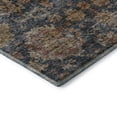thumbnail image 3 of Addison Rugs Mayfield Premium Machine Washable Traditional Damask Navy Rectangle Rug, 9' x 12', 3 of 6