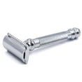 thumbnail image 2 of Parker Safety Razor 98R Ultra Heavy Weight Long Handle Double Edge Safety Razor & 5 Blades, 2 of 6