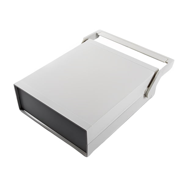 Tholdsy Conectores de cable Caja de proyecto electrónico Carcasa de carcasa de amplificador con caja de manija para suministros de energía eléctrica Cables de audio/vídeo Color de la computadora