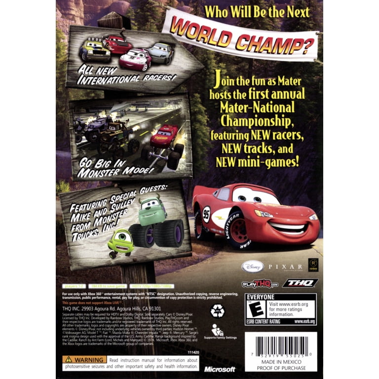 Cars Mater-National - Xbox 360 - Walmart.com