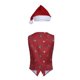 thumbnail image 5 of Juguetes de piscina, juguetes para bebés, juguetes para niños pequeños, conjunto de chaleco y gorro navideño para niños, disfraz de Papá Noel para niños pequeños, niñas, disfraces festivos de Navidad,, 5 of 8