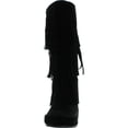 thumbnail image 3 of Pierre Dumas Womens Apache-4 Moccasin Fringe Boots, 3 of 4