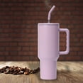 thumbnail image 3 of 40 oz Sublimation Tumbler with Handle Stainless Steel Insulated Tumblers Blanks Water Bottle Travel Cups, 3 of 4