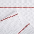 Clorox Antimicrobial Kitchen Towel Set, White/Red, 2 Piece