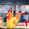 thumbnail image 5 of Rooster Plush Toy, Cute Chicken Stuffed Animal Hugging Pillow Plushie Doll Birthday Gift, 5 of 8