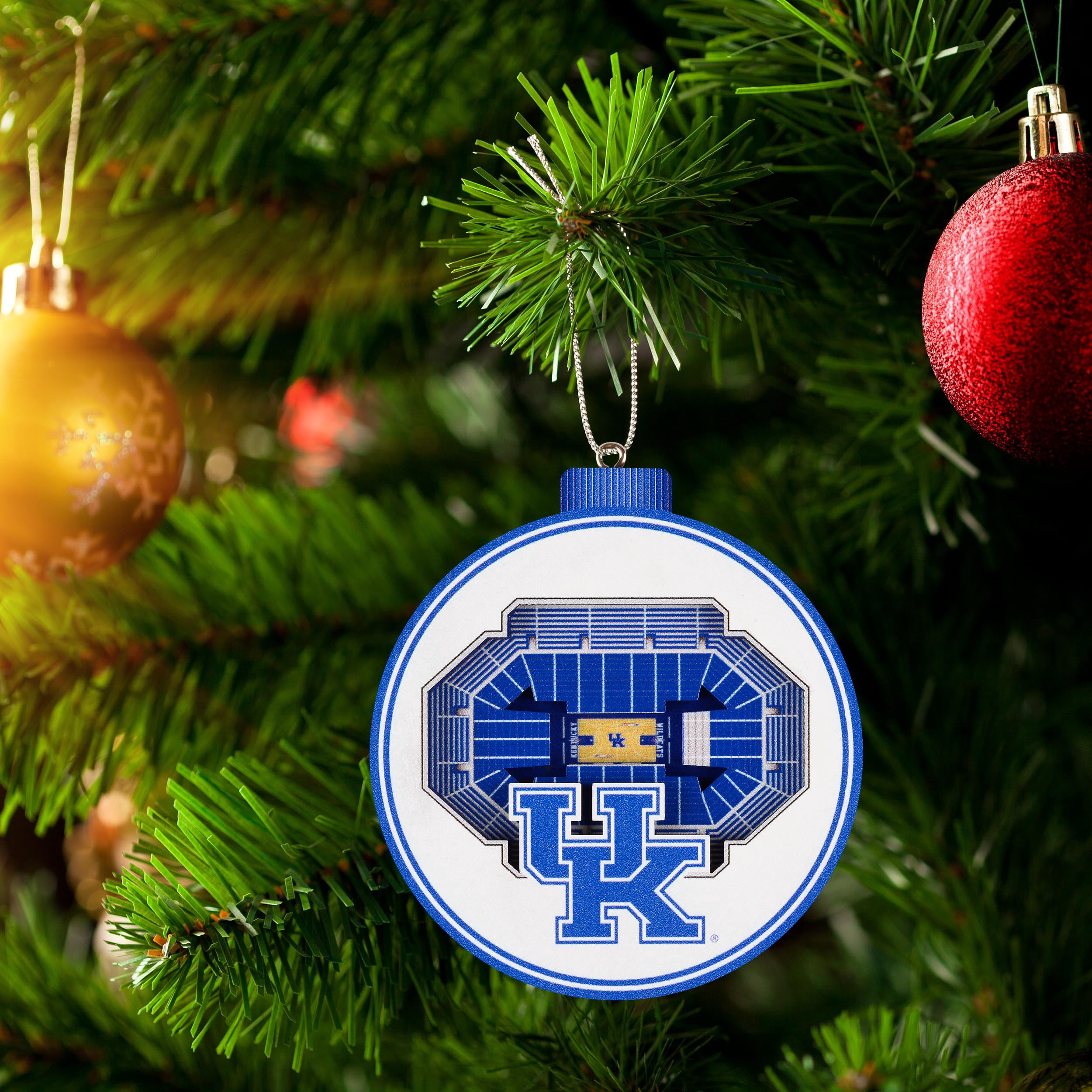 YouTheFan NCAA Kentucky Wildcats 3D StadiumView Ornament