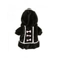 thumbnail image 3 of Pet Dog Cat Princess Fleece Coat Puppy Hoodie Bowknot Warm Dress Apparel Outfit, 3 of 5